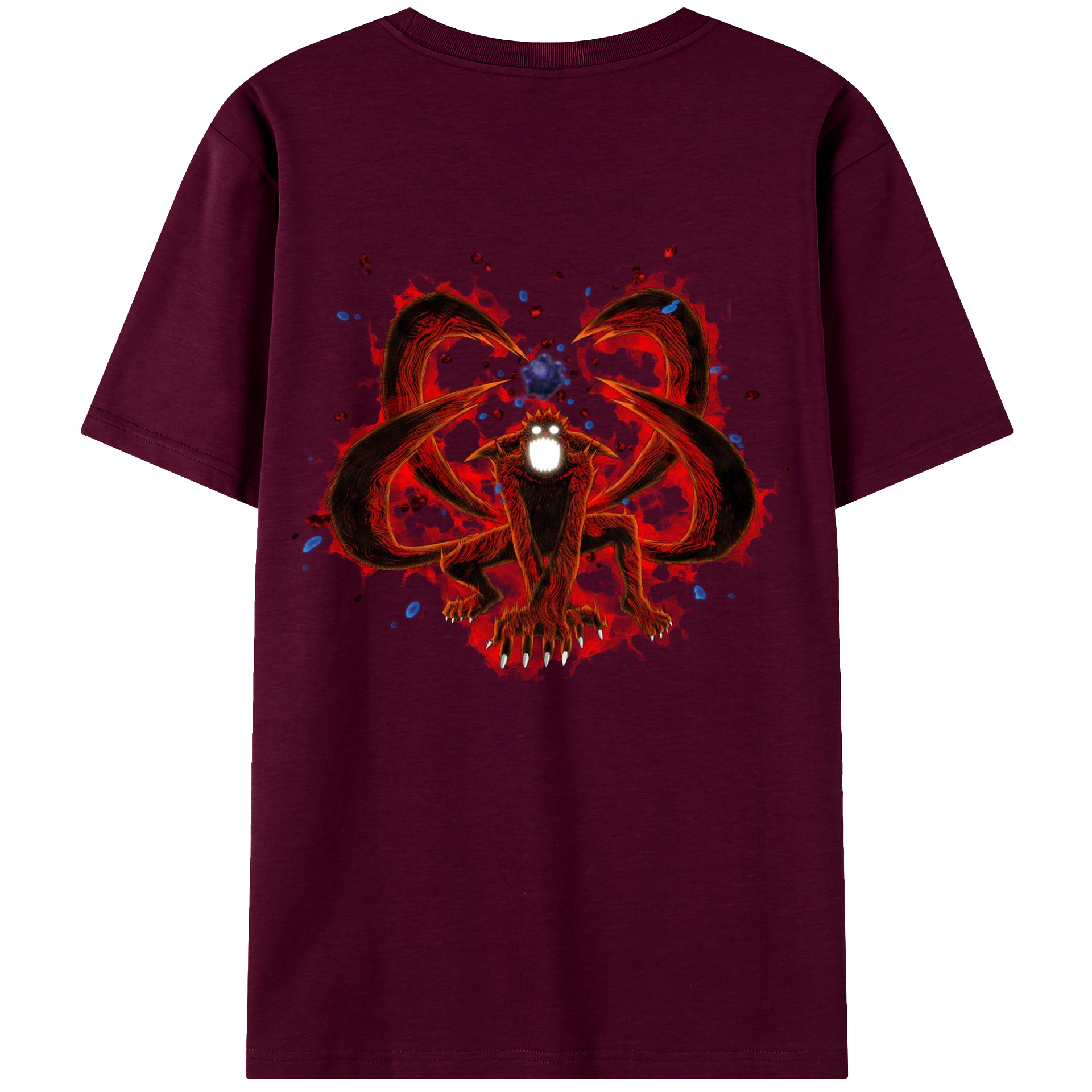 （画像用） NARUTO -ナルト- うずまき ナルト Uzumaki Naruto レディース半袖Tシャツ(バックプリント)